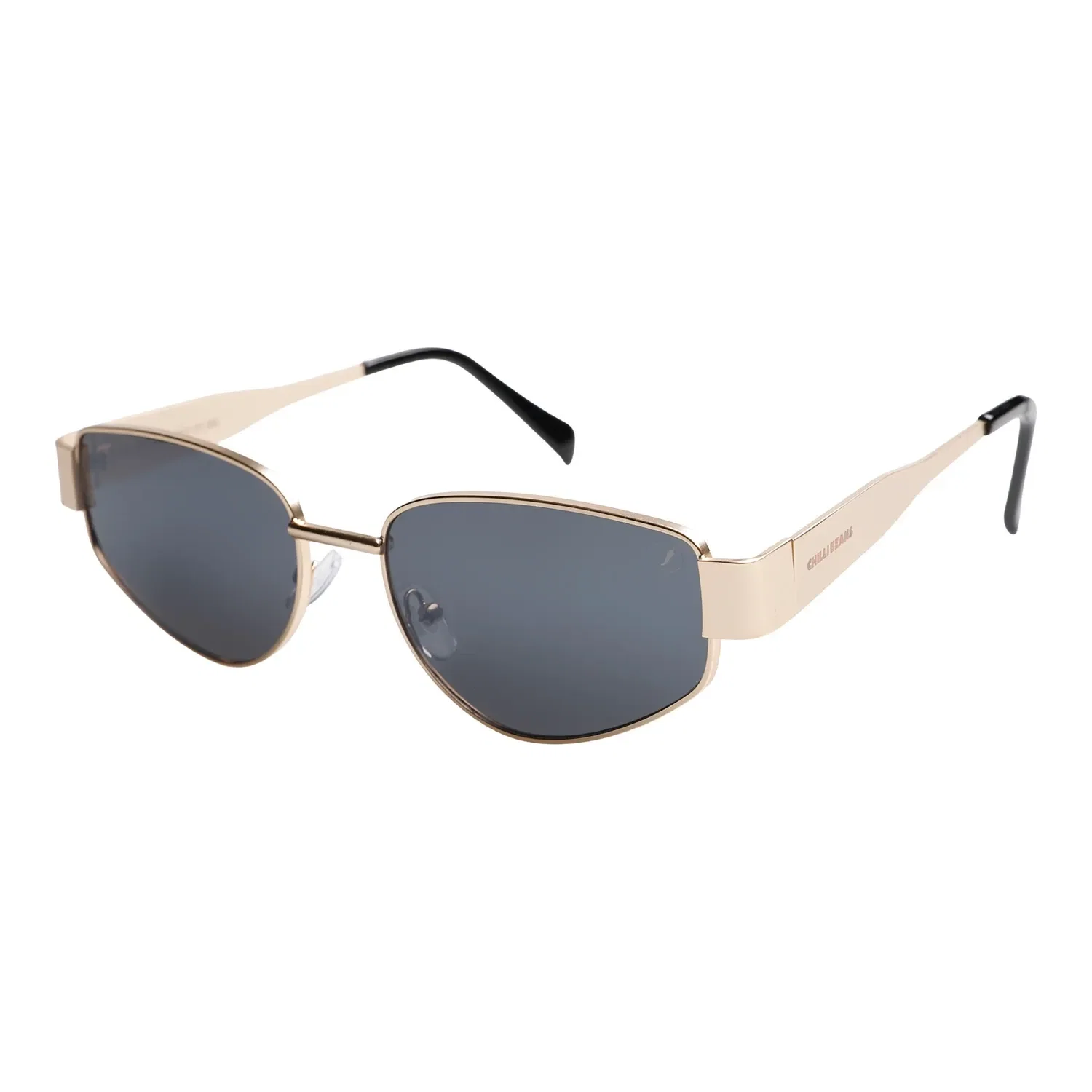 Óculos de Sol Feminino Chilli Beans Redondo Dourado — imagem 1