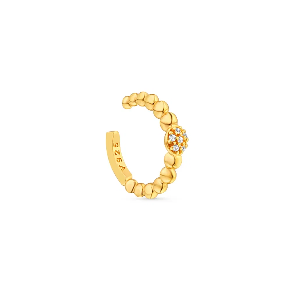 Piercing Life Bolinha com Banho Ouro Amarelo — imagem 1