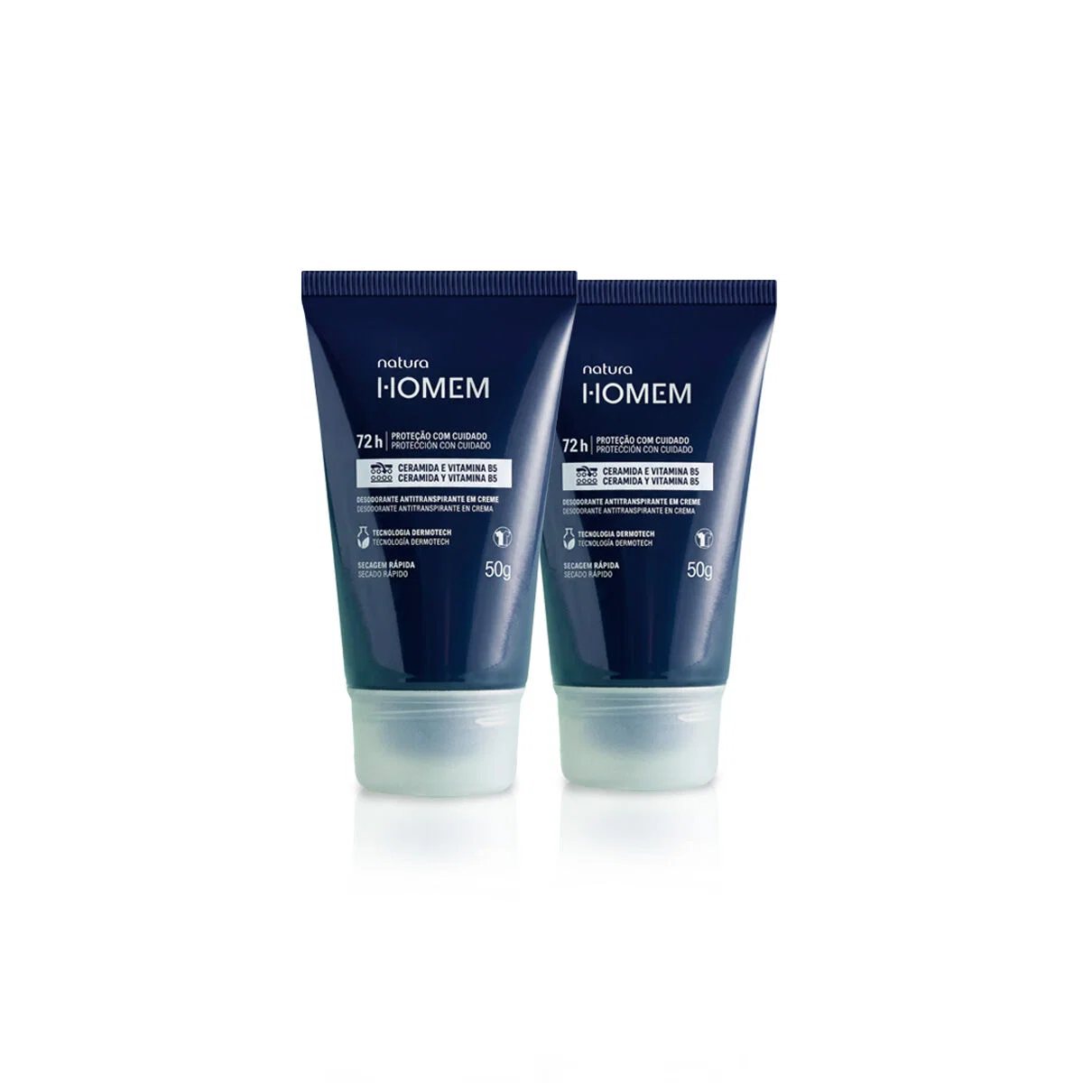 Kit Natura Homem Desodorante em Creme 2 unidades de 50 g