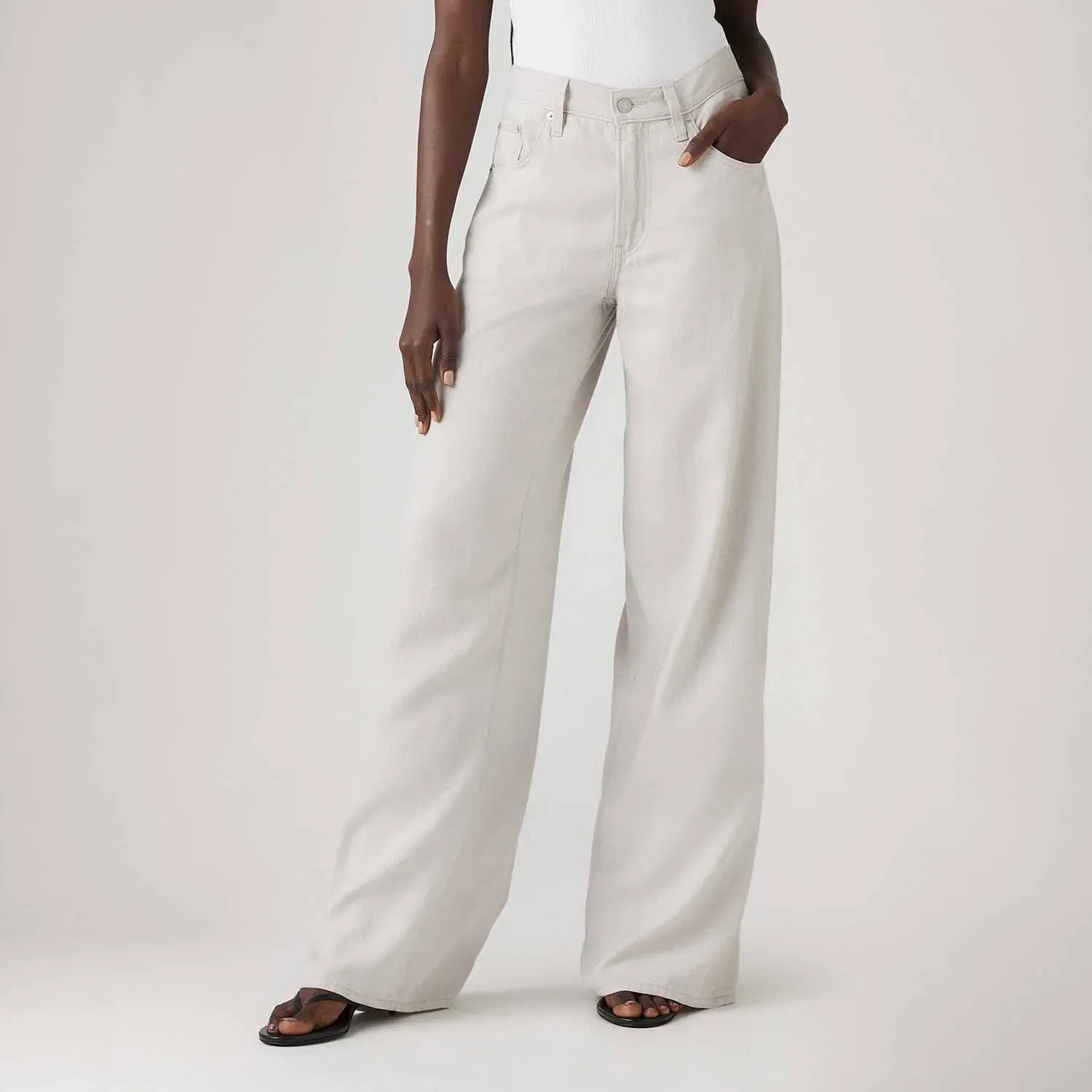 Calça Jeans Levi's® XL Straight Cinza Claro — imagem 1