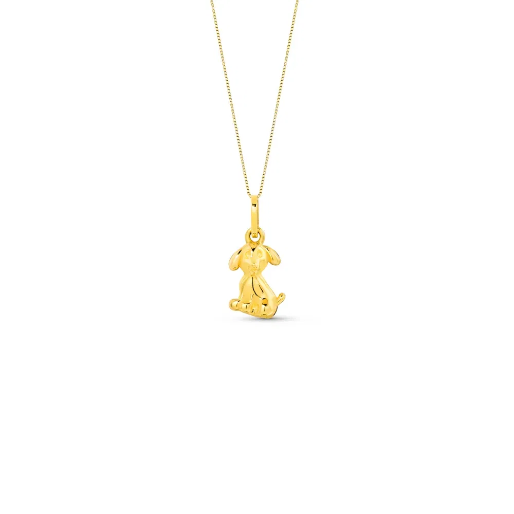 Pingente Baby Cachorro em Ouro Amarelo 18k , 12mm — imagem 1