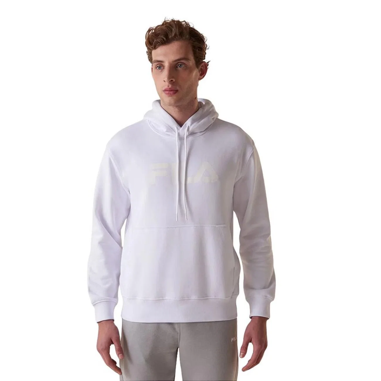 Blusão Moletom Canguru Fila Comfort Letter III Masculino