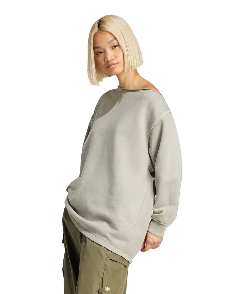 Blusão Adidas Washed Off Shoulder Feminino — imagem 1