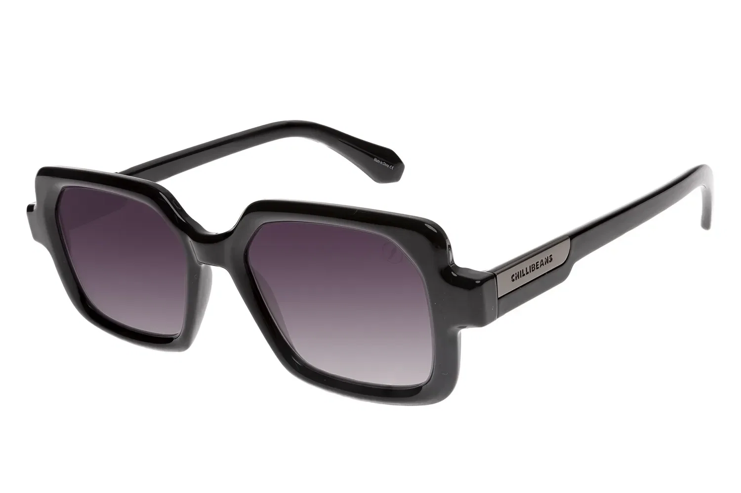 Óculos De Sol Feminino Bob Marley Quadrado Trend Preto
