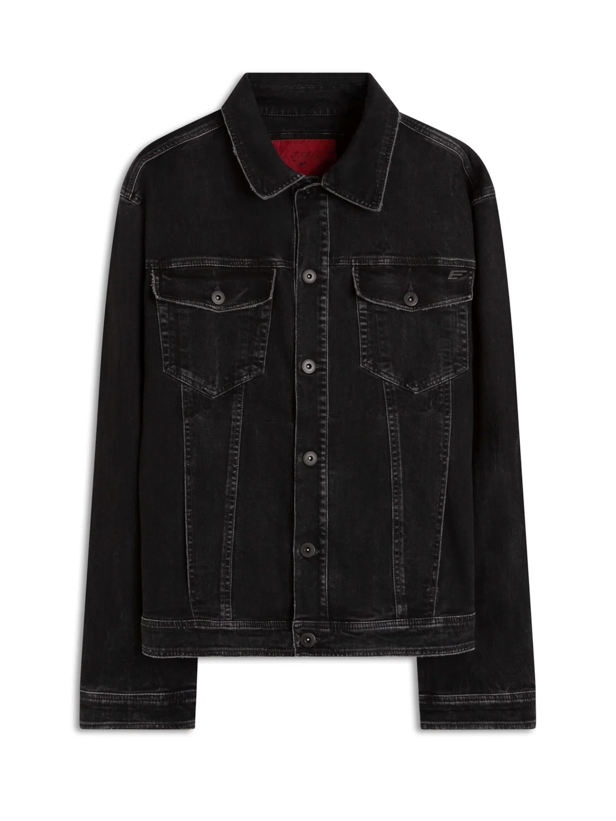 Jaqueta Jeans Intense Black 1597 Lav.Black C/ Tie Dye — imagem 1