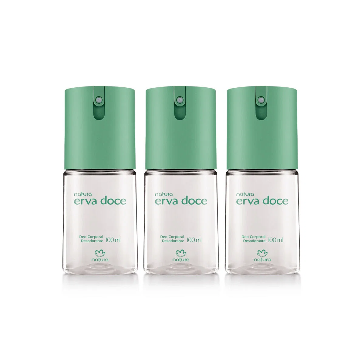 Kit Erva Doce Desodorante Corporal 3 unidades de 100 ml