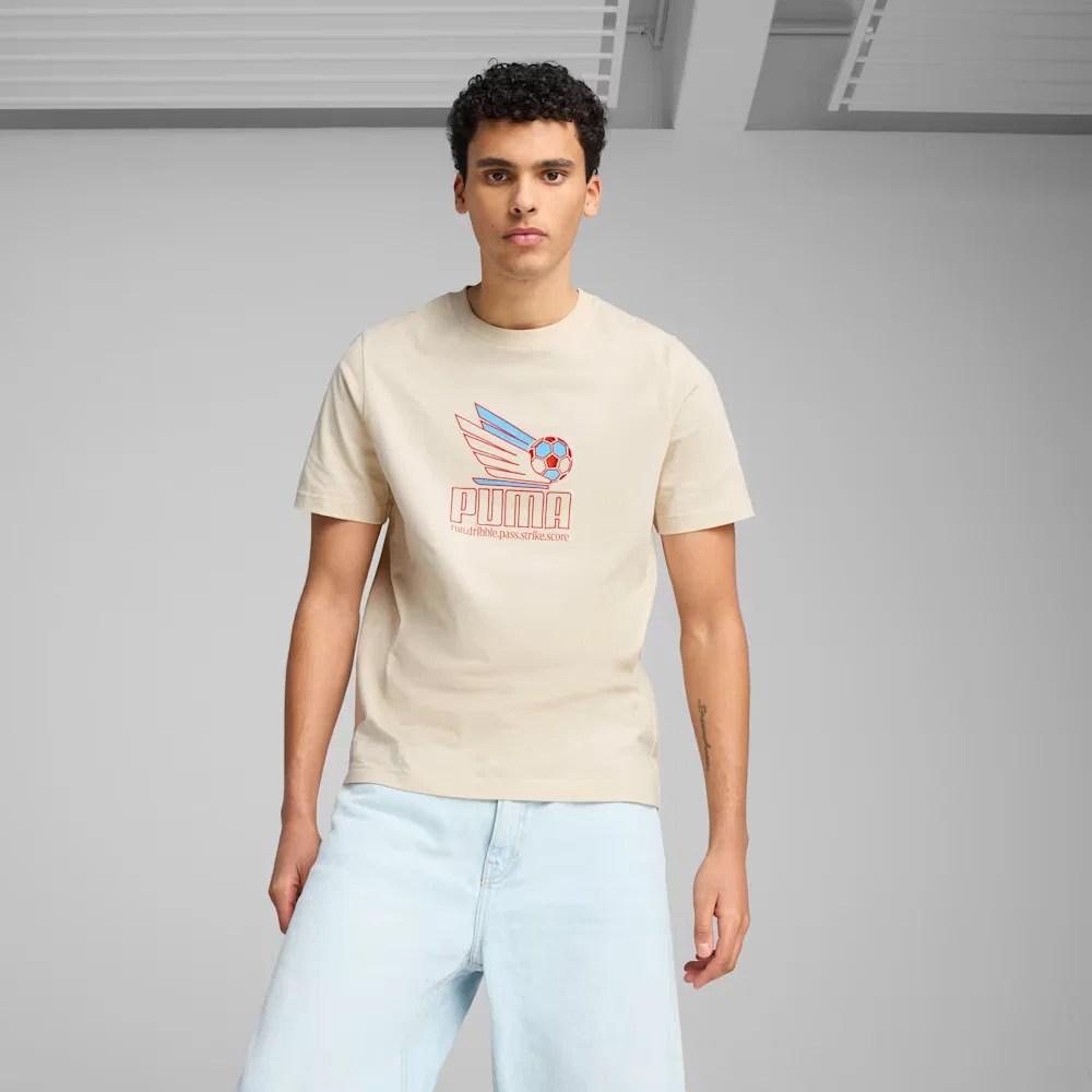 Camiseta Graphic Tee Puma Terrace Play Masculina — imagem 1