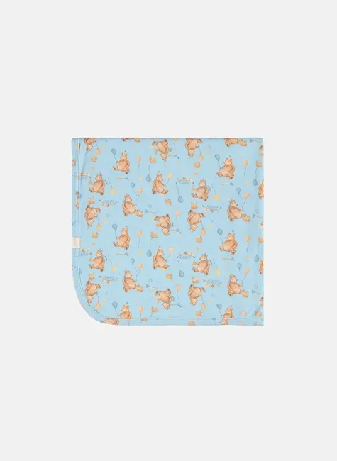 Manta Bebê Suedine Estampada Com Forro Soft Multicolor Up Baby