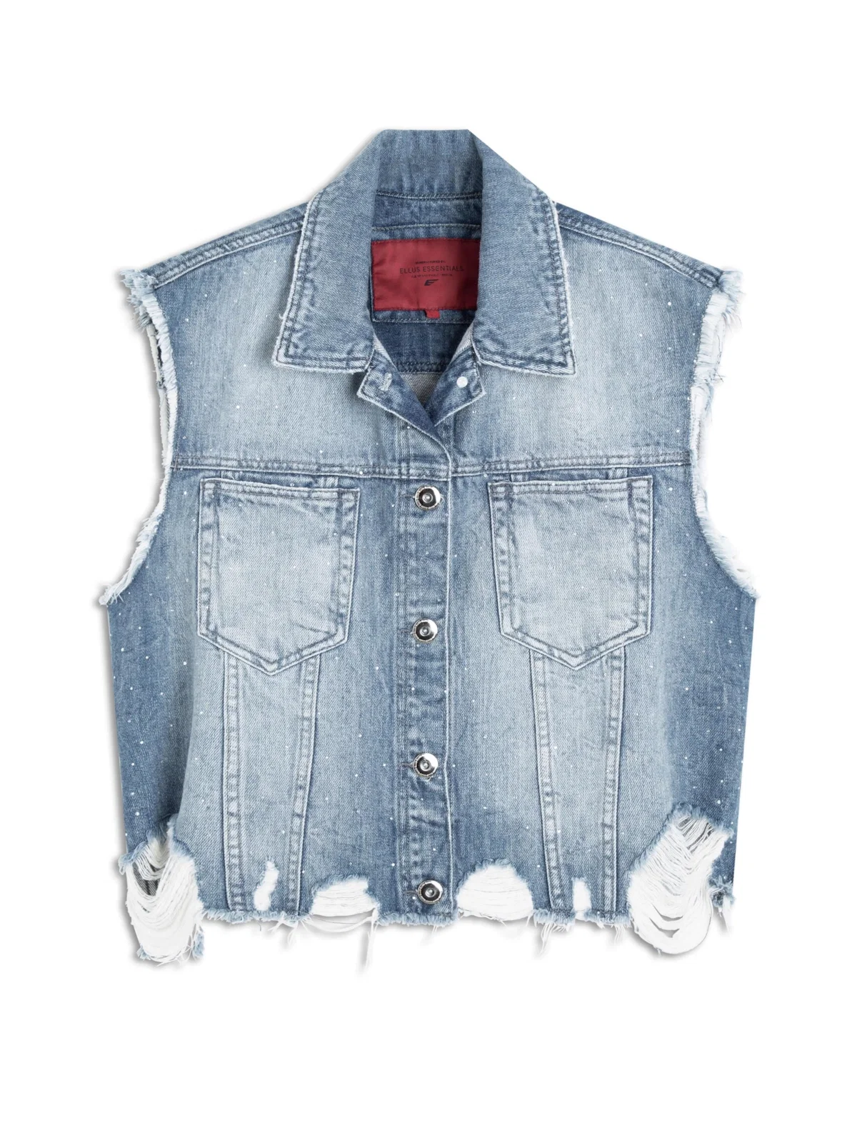 Colete Desert Denim 1800-Lav.Claro C/ Rede+pu — imagem 1