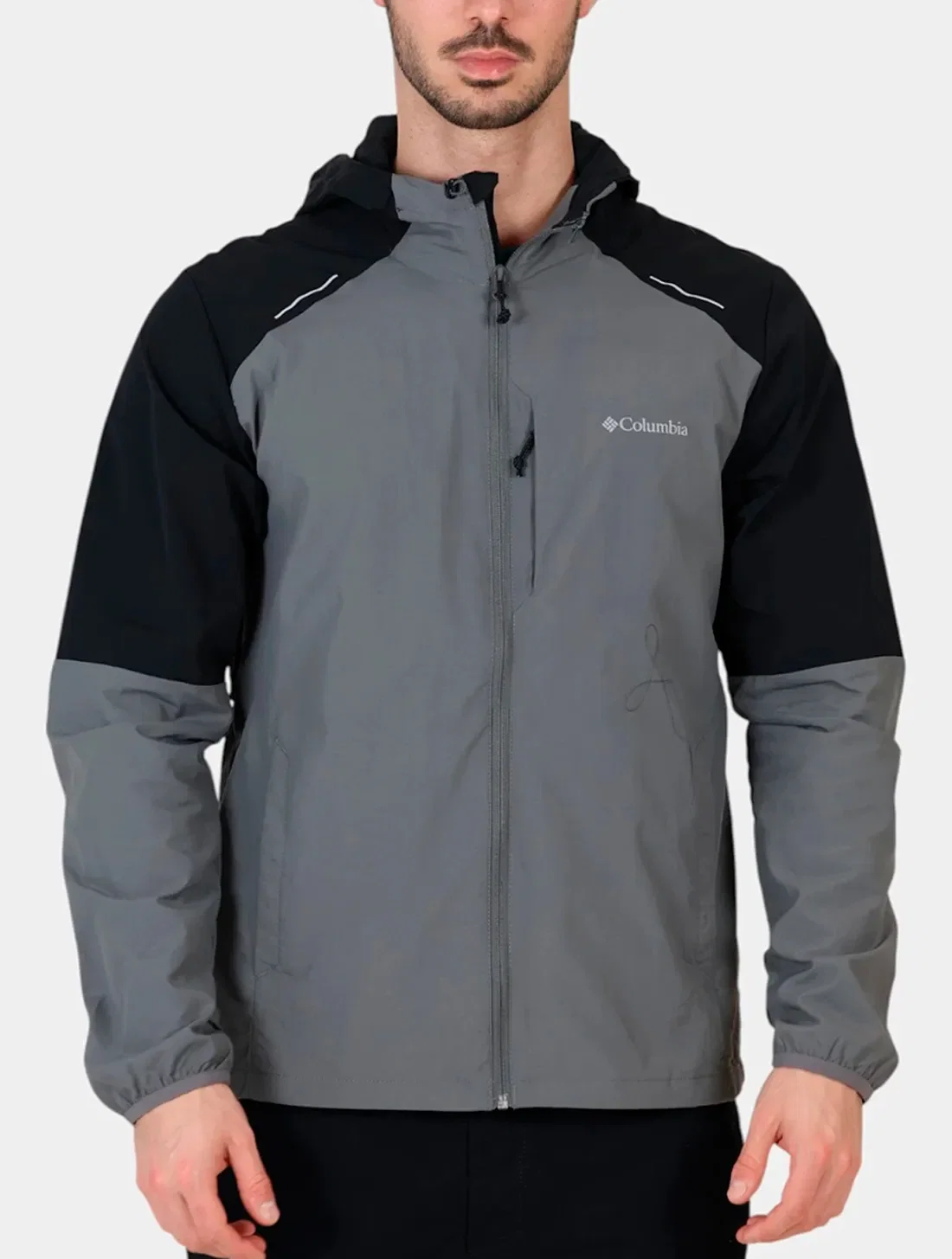 Jaqueta Columbia Masculina Tech Nylon™ com Capuz