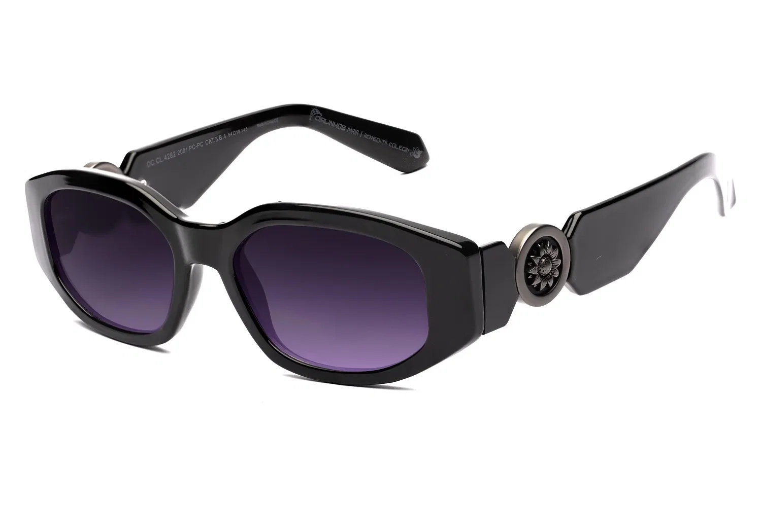 Óculos De Sol Feminino Carlinhos Maia Trend Preto