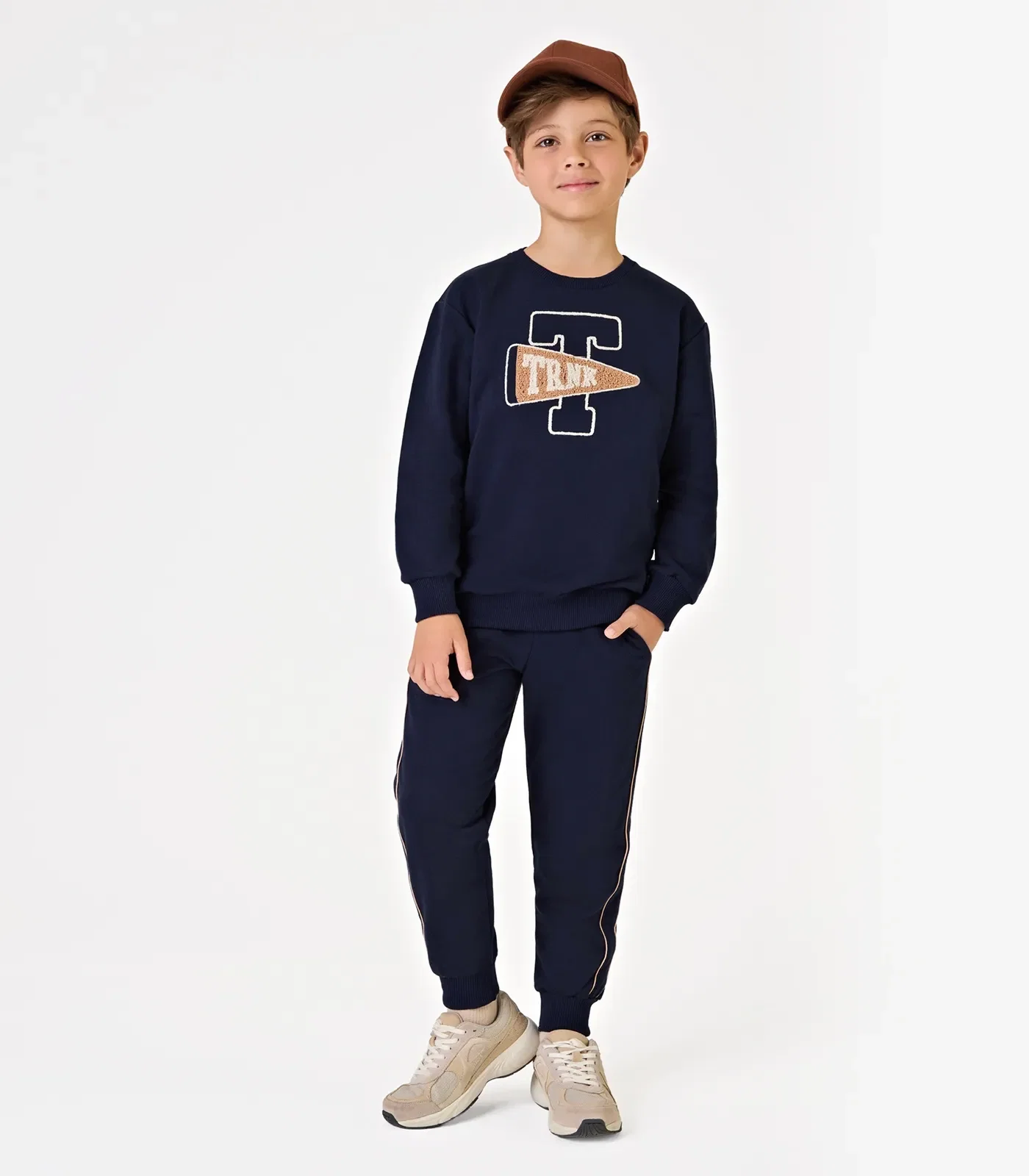 Conjunto Blusão com Calça Menino Trick Nick Azul