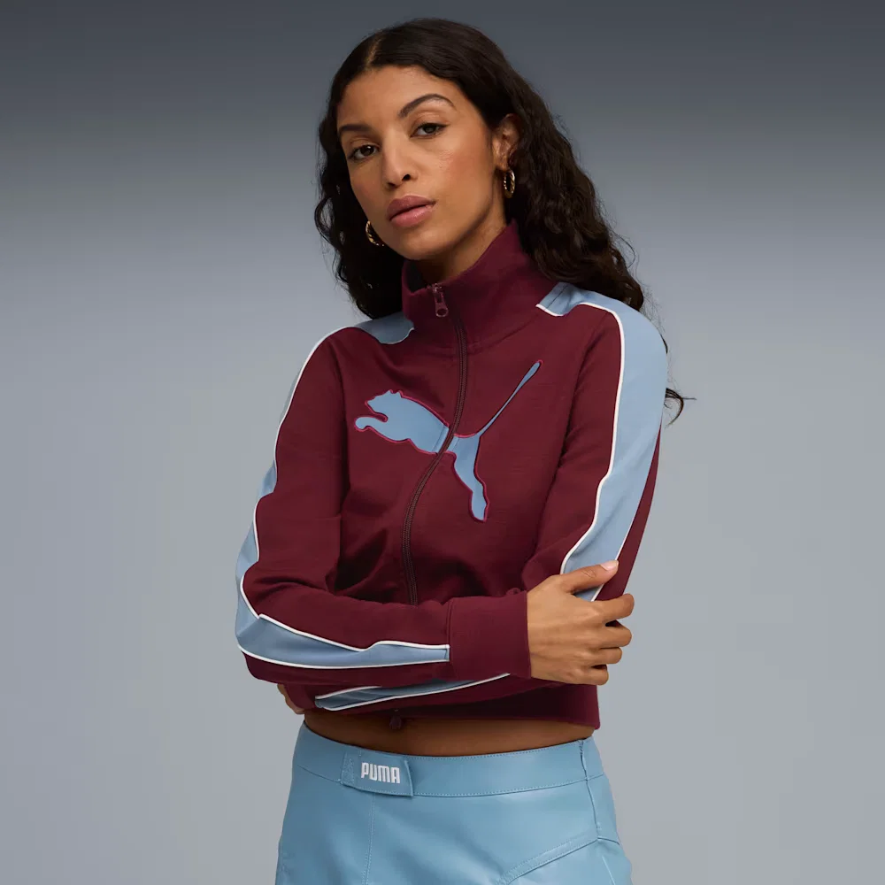 Jaqueta FUTURE.Puma.ARCHIVE T7 Slim Cropped Track Feminina