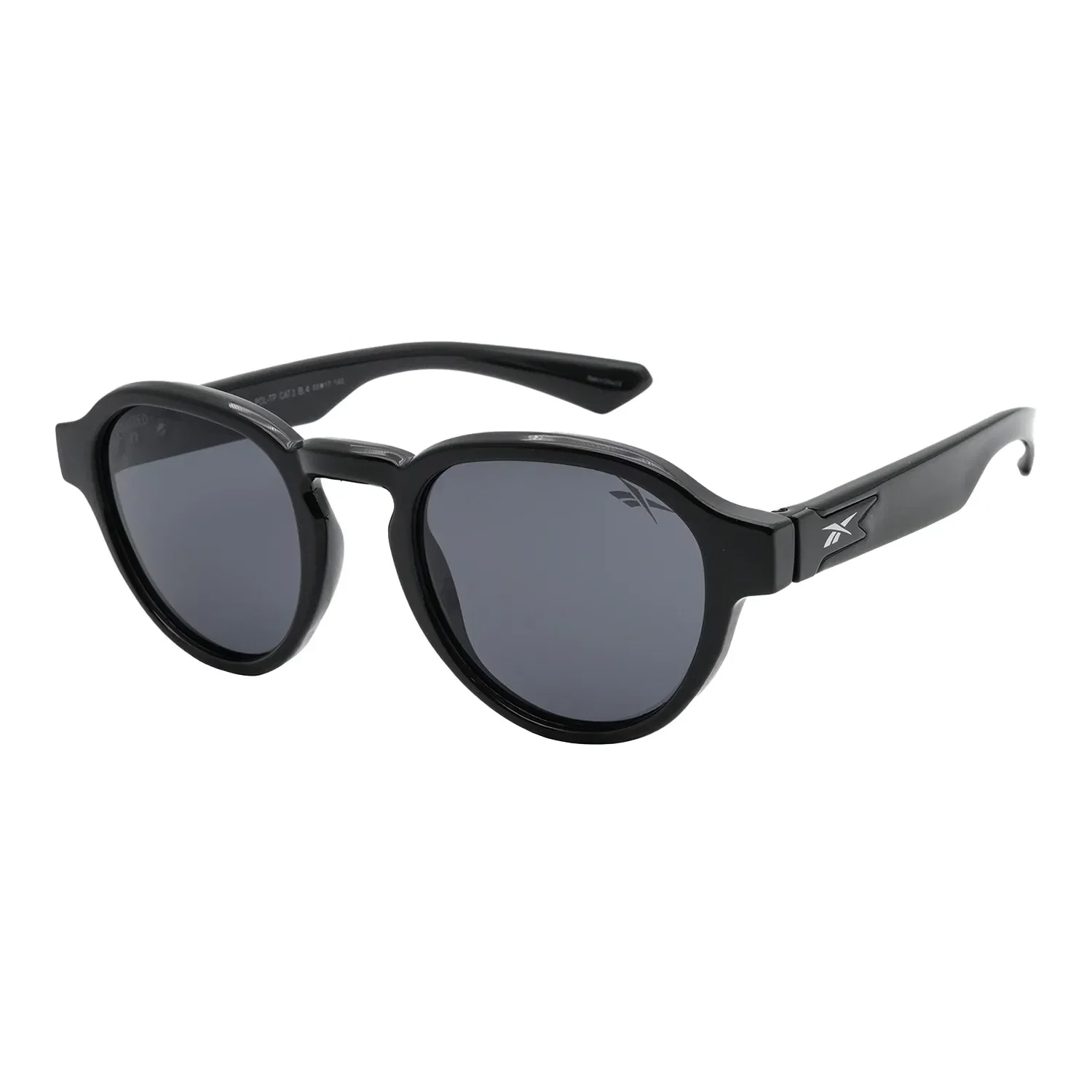 Óculos de Sol Masculino Reebok Redondo Polarizado Preto — imagem 1