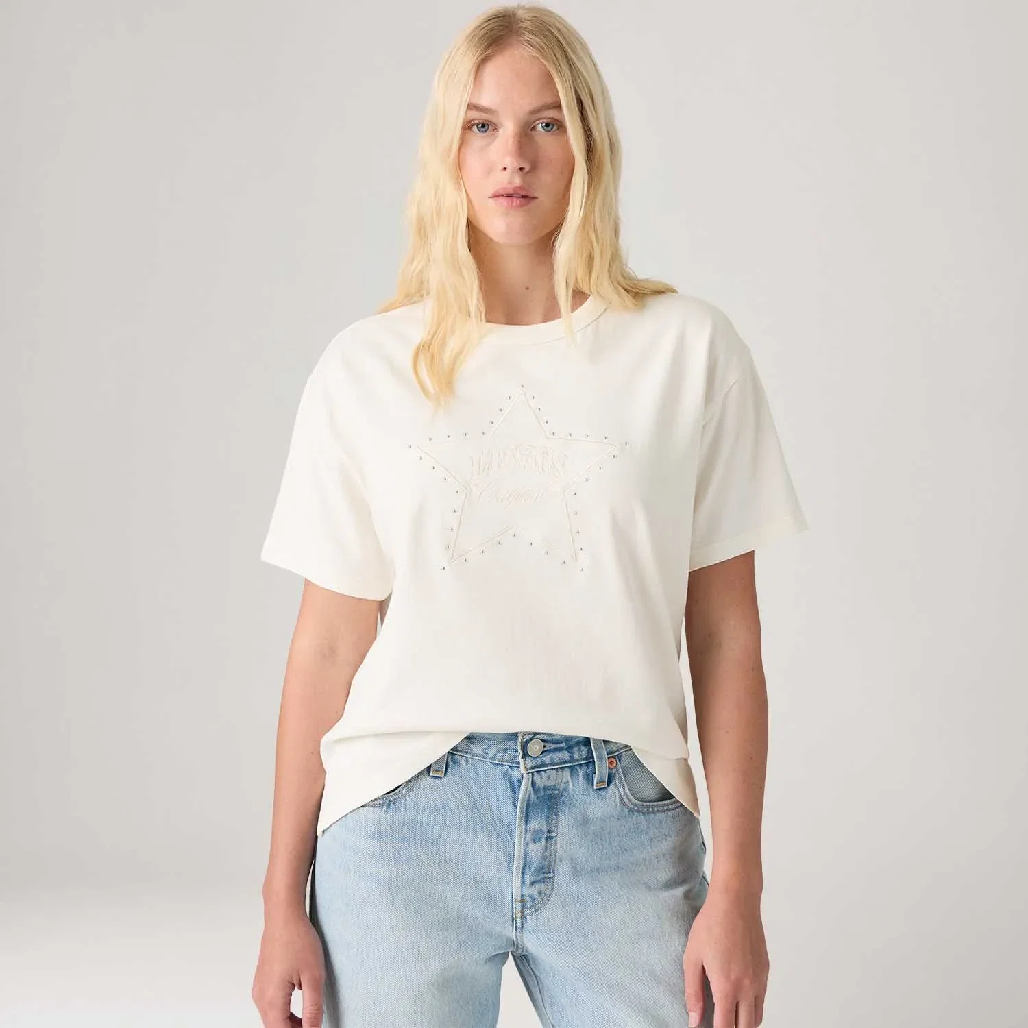 Camiseta Levi's® Graphic Vintage Off White — imagem 1