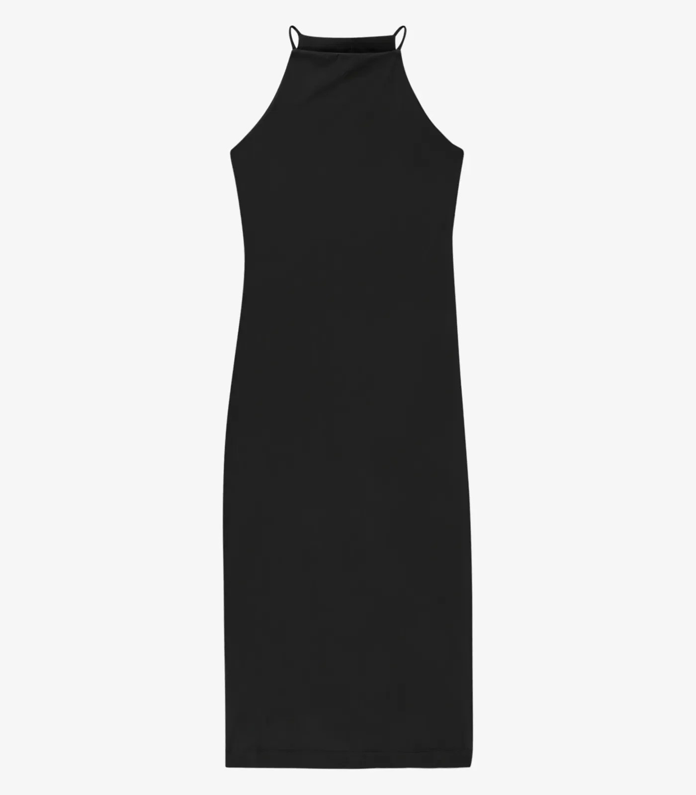 Vestido Midi em Poliamida Intense de Alça Veev Preto
