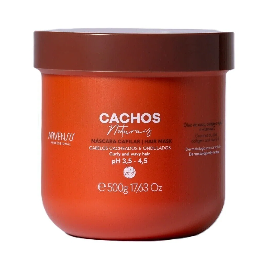 Máscara Arvensis Cachos Naturais Cacheados e Ondulados 500g