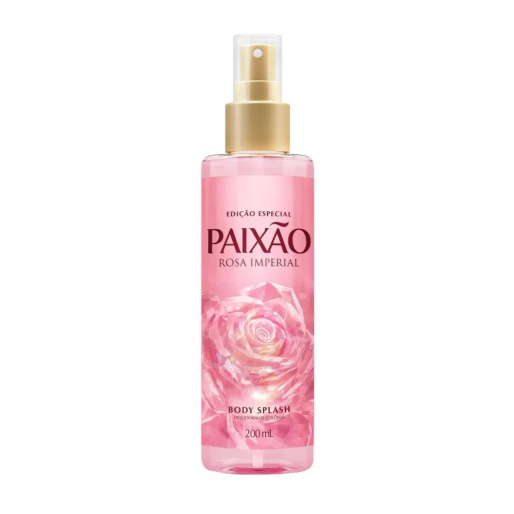 Body Splash Paixão Rosa Imperial 200ml