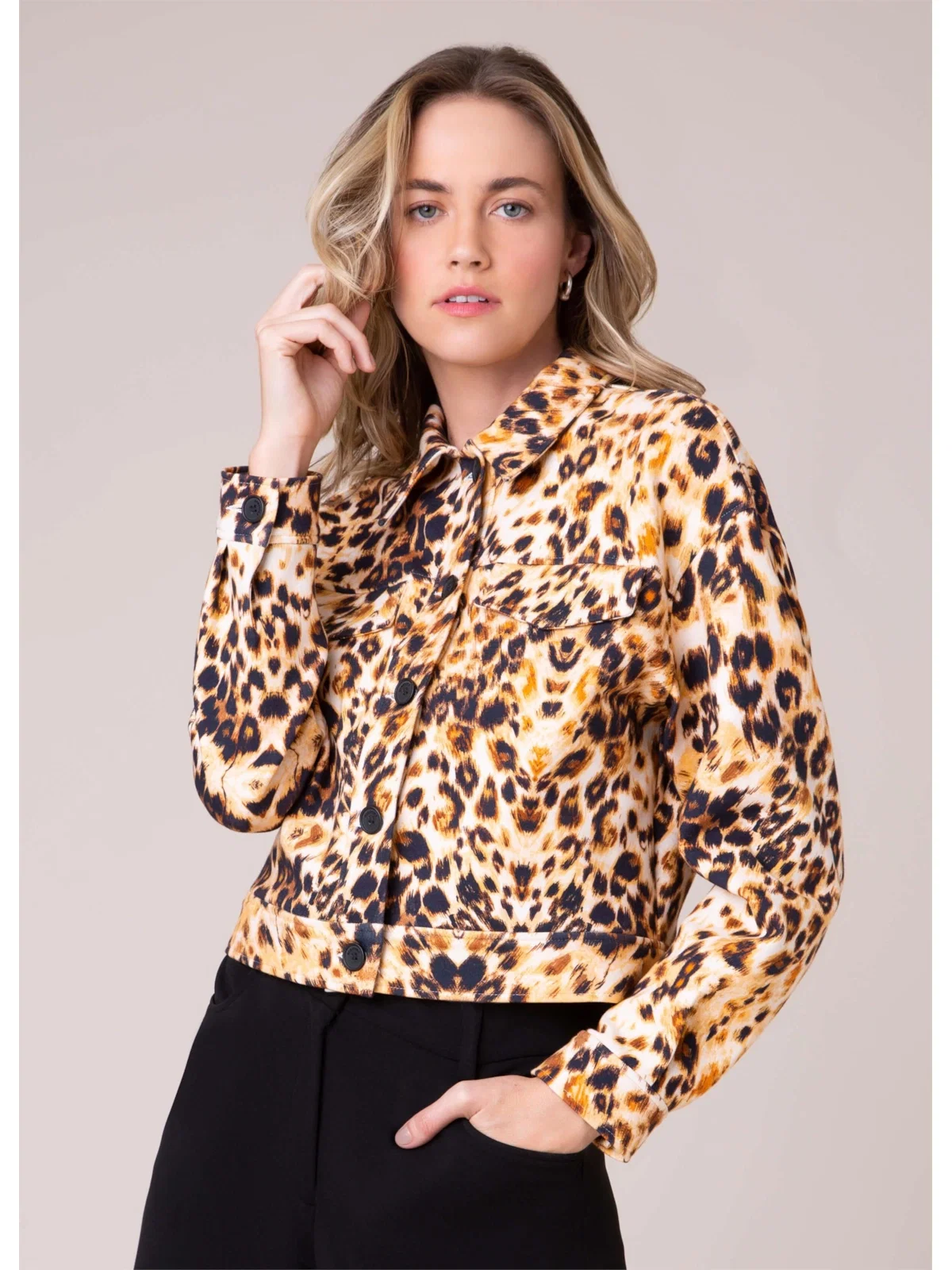 Jaqueta Leopardo Caramelo