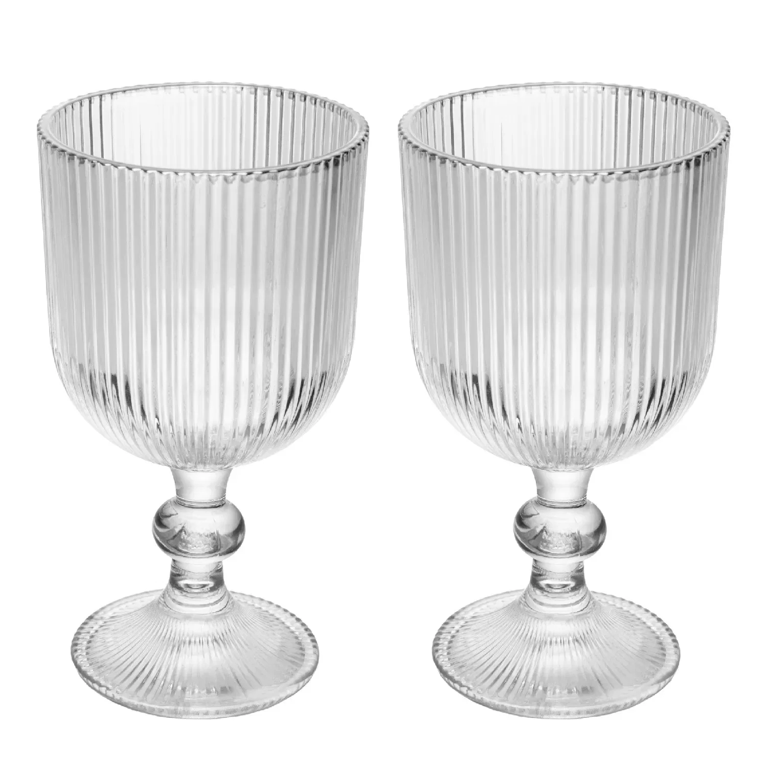 2 Taças de Vidro Lines 380ml Wolff