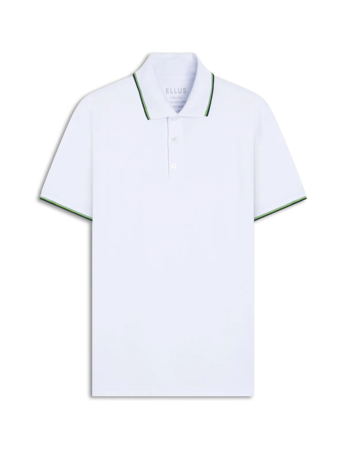 Polo Piquet Easa Frisos Branco