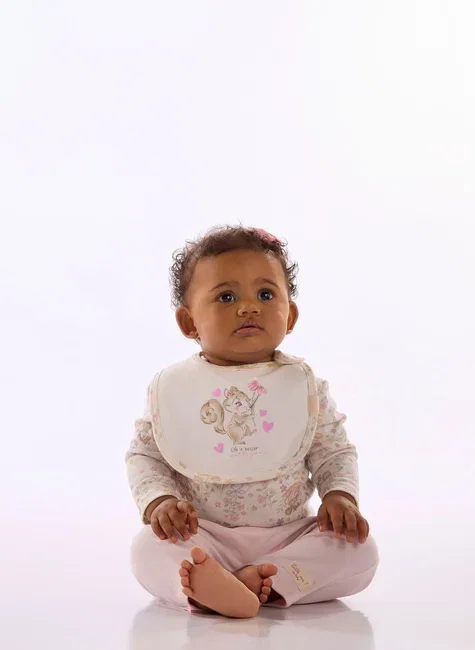 Babador Para Bebê Em Suedine Premium Multicolor Up Baby