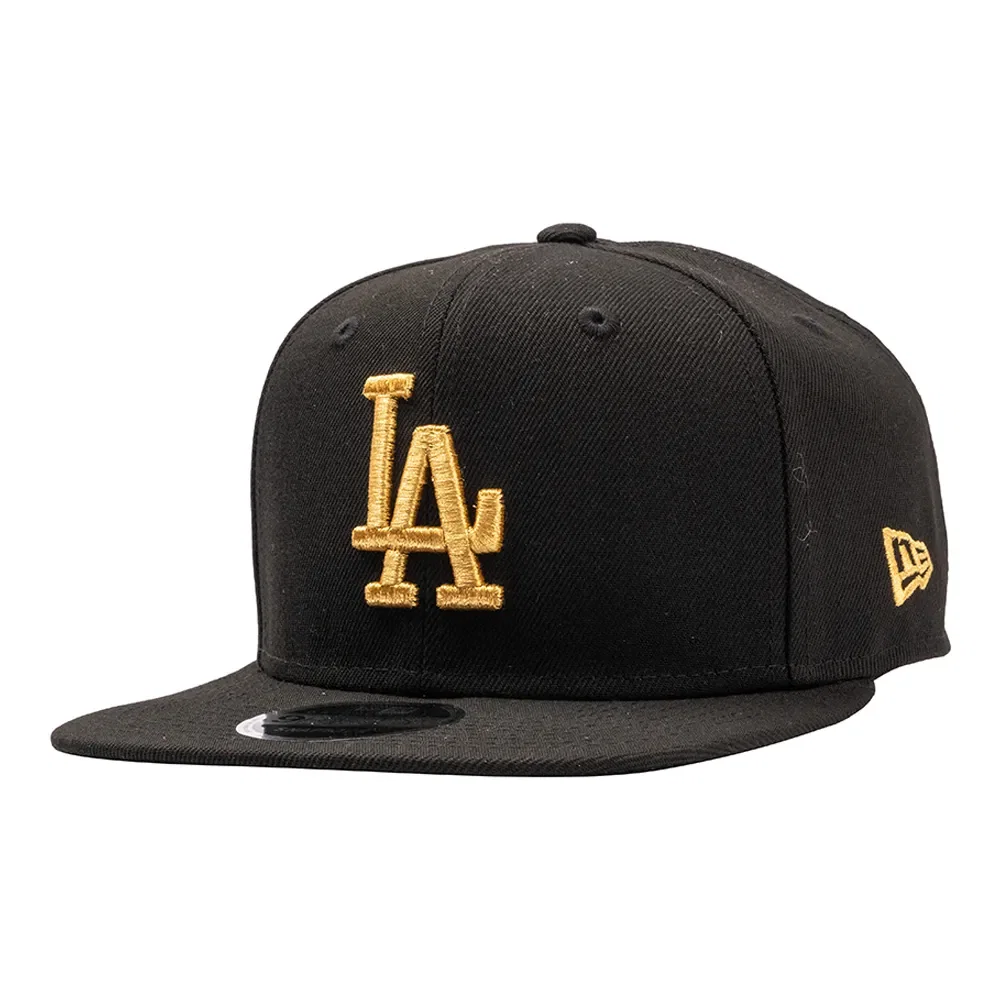Boné New Era 9Fifty OF SN Logo Gold Los Angeles Dodgers Masculino — imagem 1