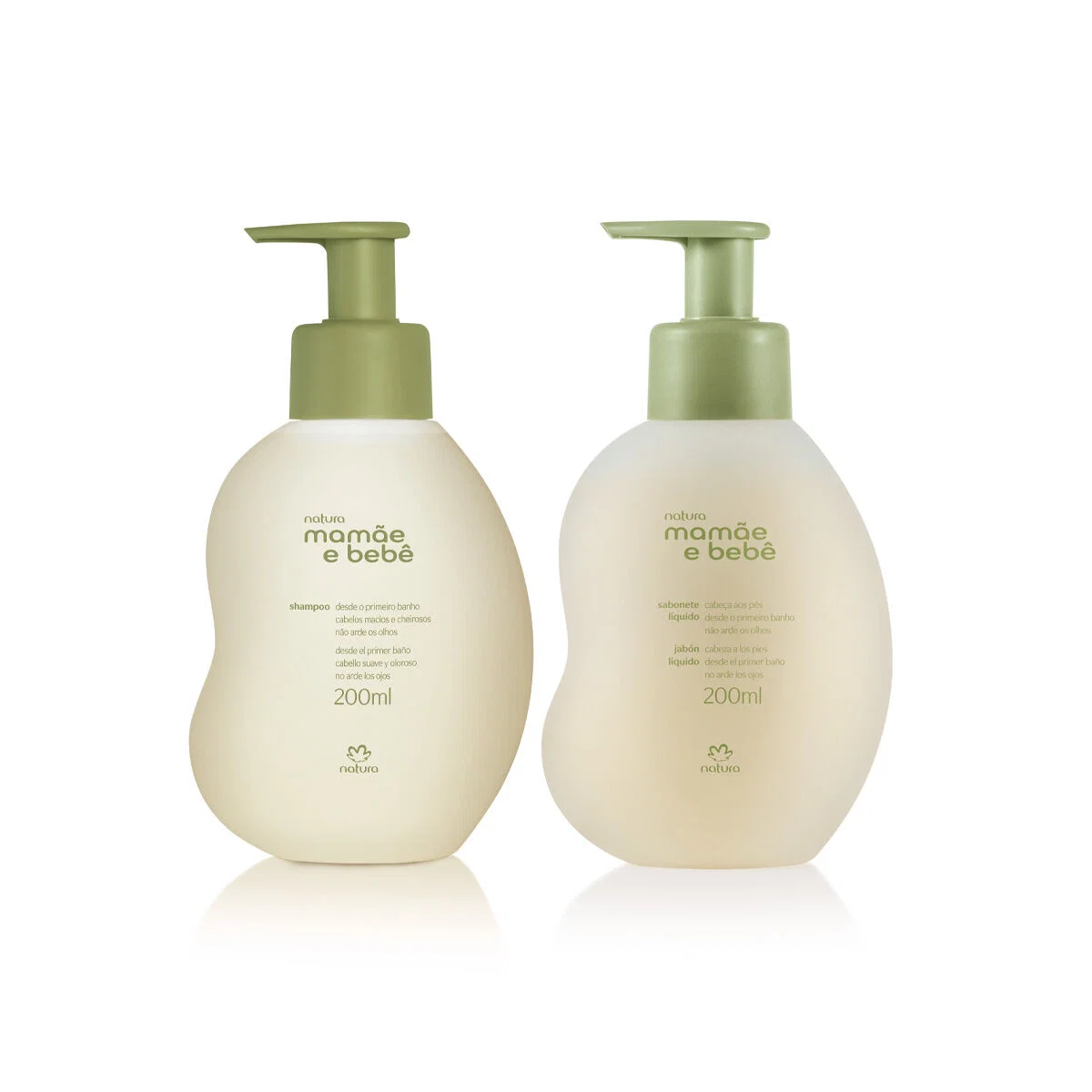 Kit Mamãe e Bebê Shampoo e Sabonete Líquido 2 produtos de 200 ml