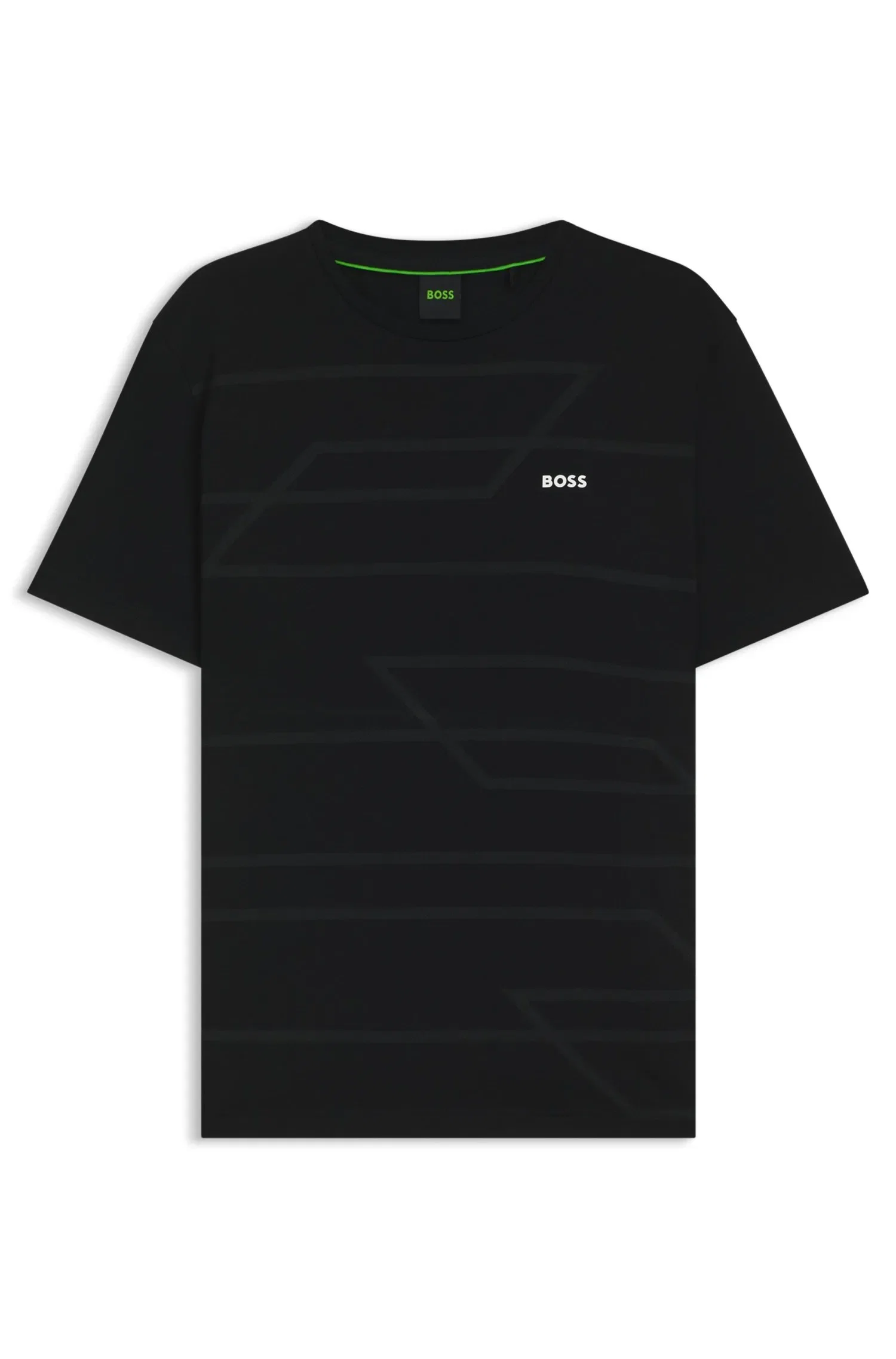 Camiseta Em Jersey De Algodão Com Estampada