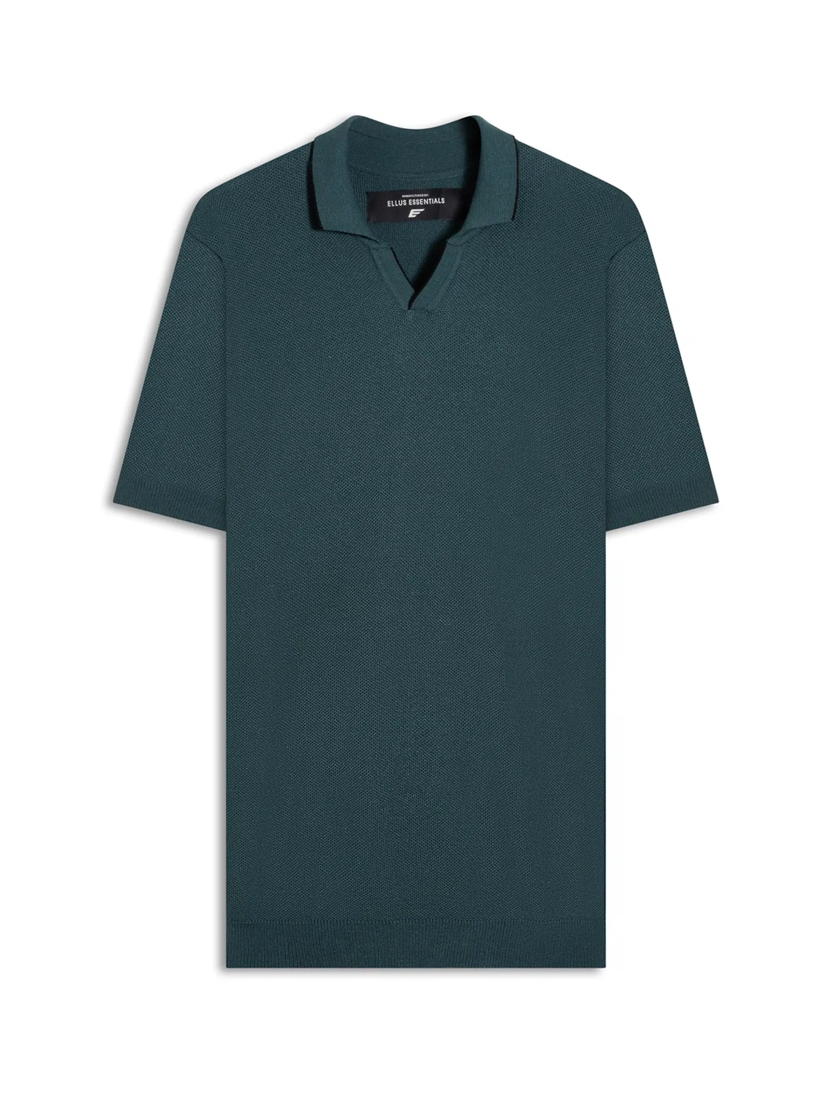 Polo Piquet Visco Blend Mc Verde Escuro — imagem 1