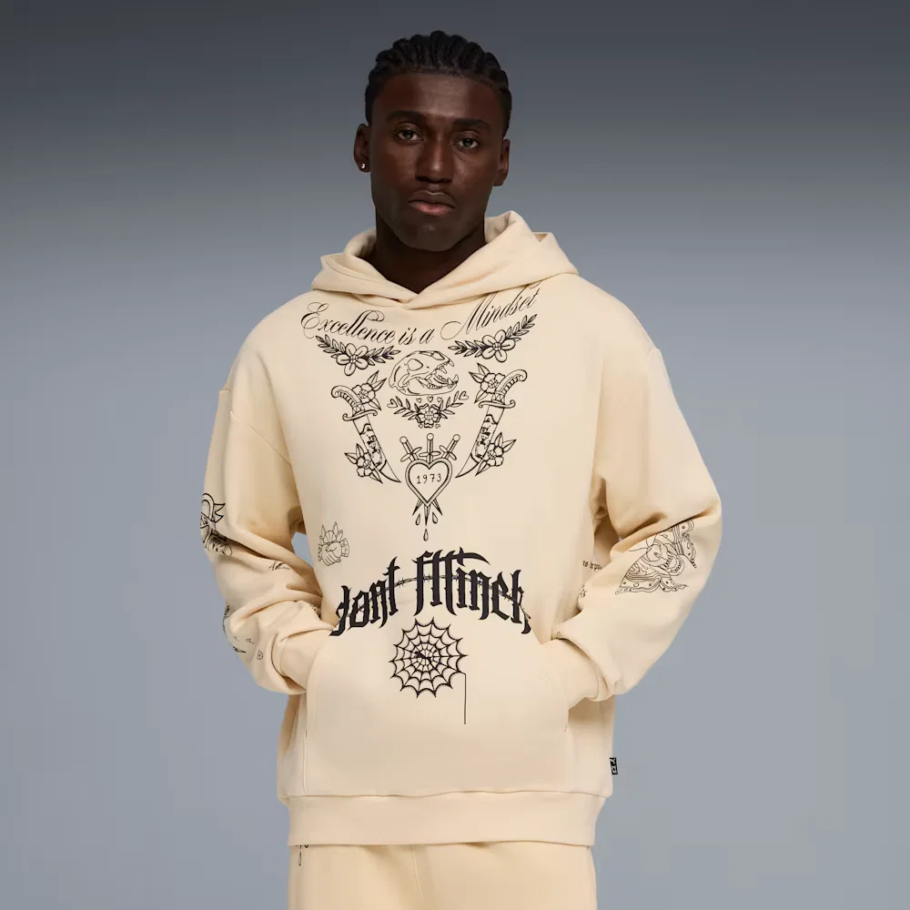 Moletom com Capuz Swish N' Ink Relaxed Basketball Masculino — imagem 1