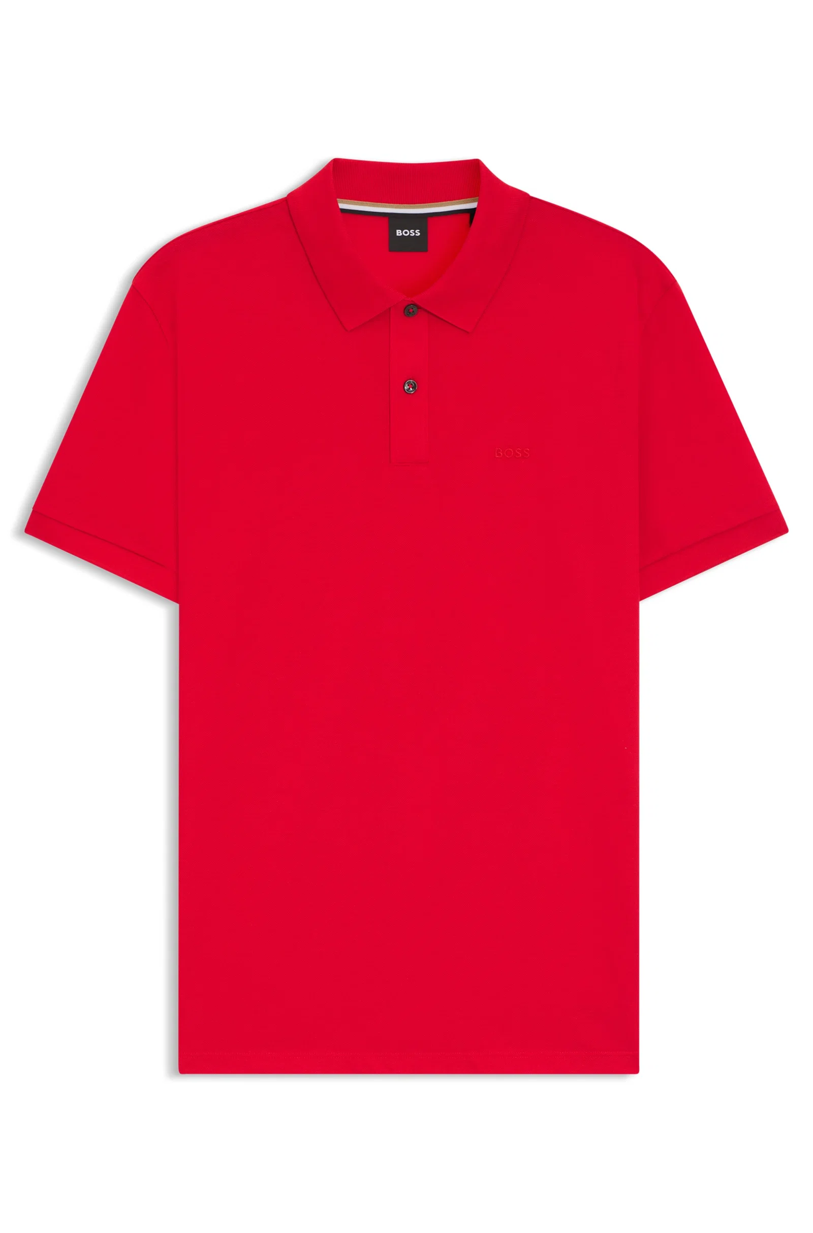 Polo Em Algodão Orgânico Com Logo Bordado — imagem 1