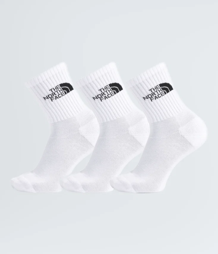 Meia Everyday Standard Crew 3P TNF White