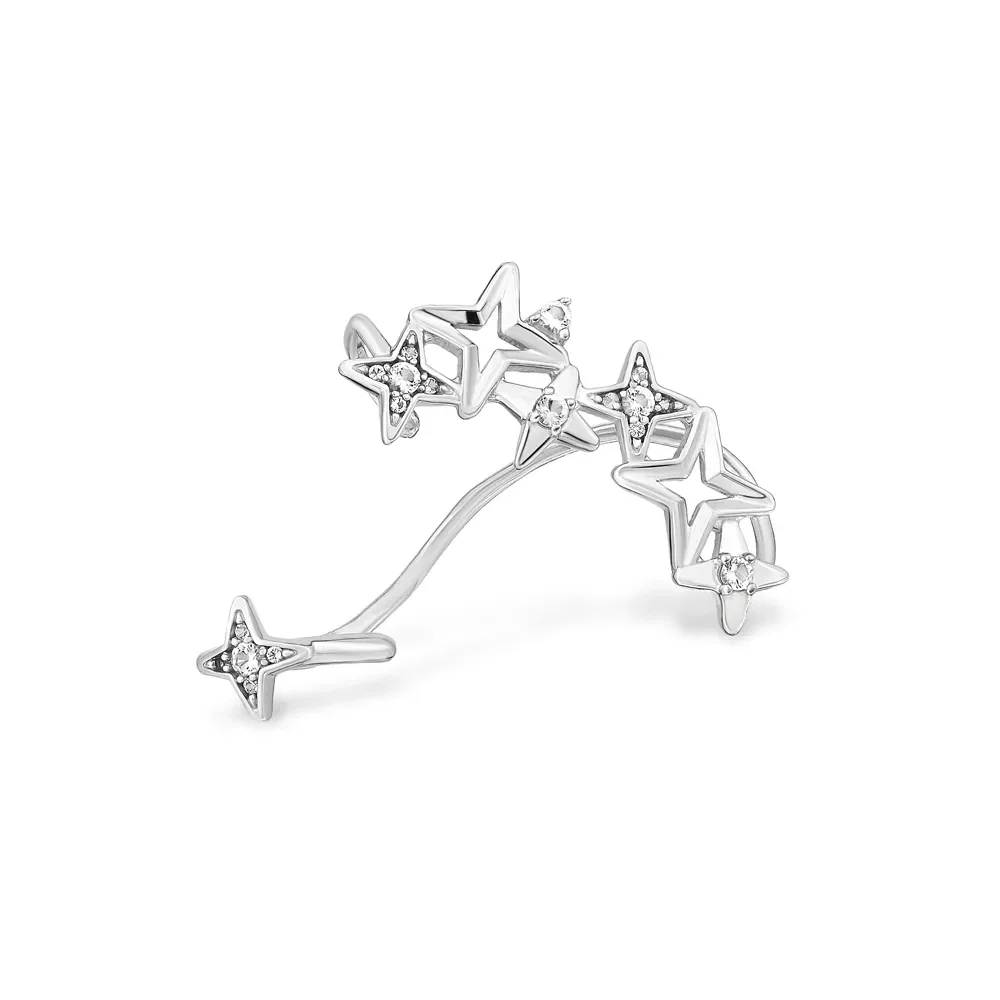 Brinco Ear Cuff Único Life Signature Estrela - Esquerdo — imagem 1