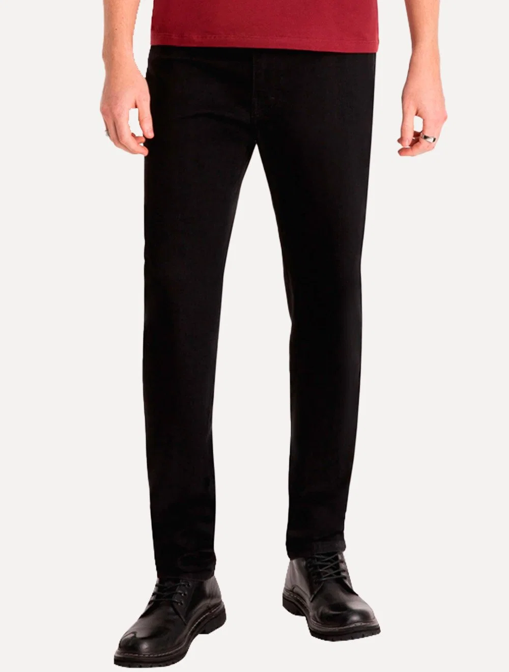 Calça Ellus Jeans Masculina Storm Elastic Straight Preta