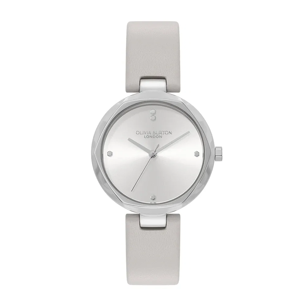 Relógio Olivia Burton Feminino Couro Cinza 24000262 — imagem 1