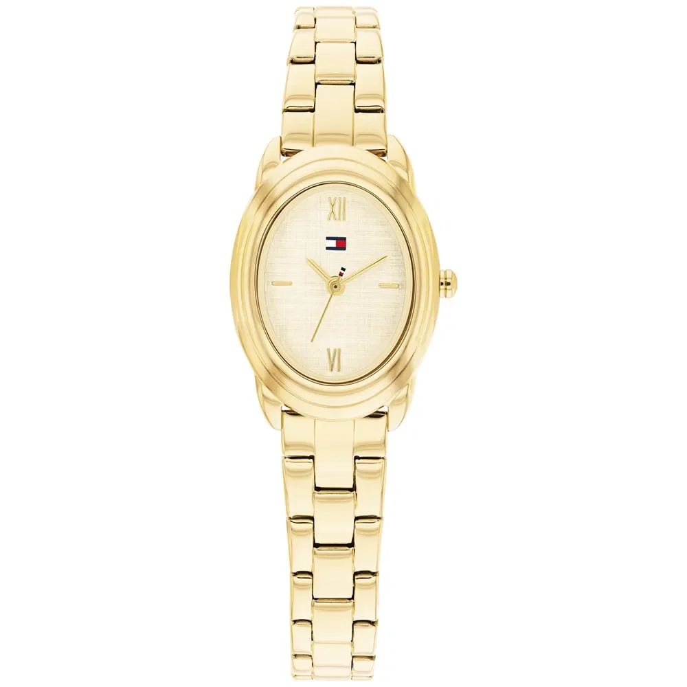 Relógio Tommy Hilfiger Demi Oval Feminino em Aço Dourado 1782875