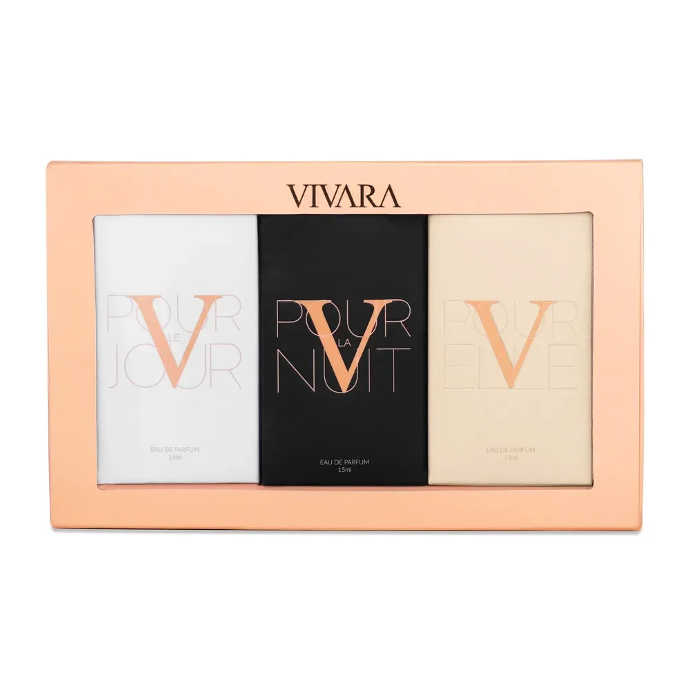 Kit 3 Perfumes Vivara - 15ml Cada