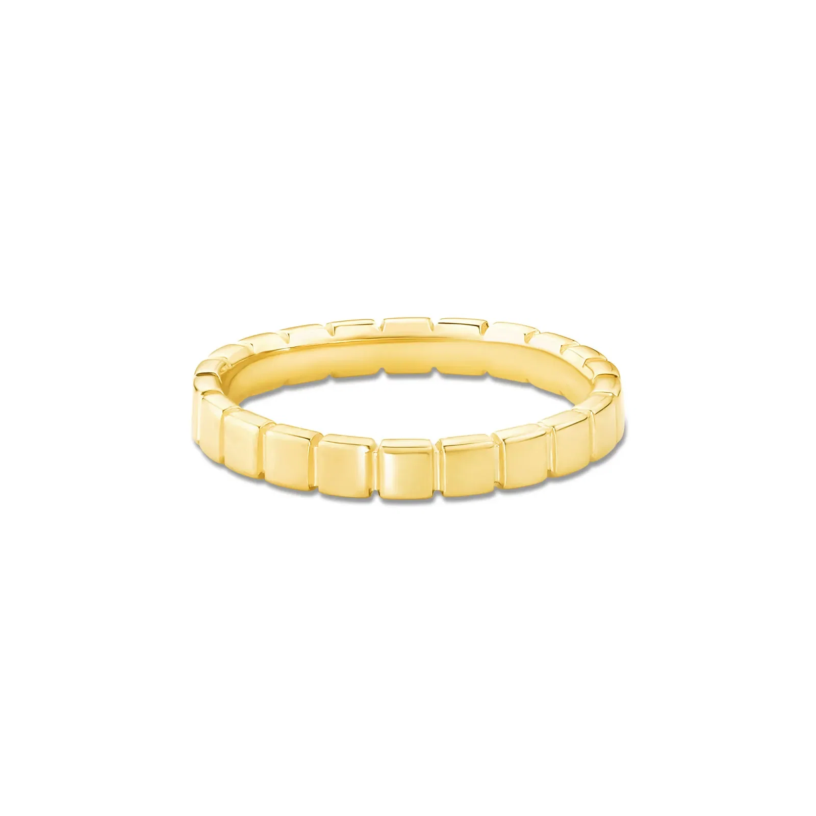 Anel Life Textura em Prata 925 com Banho de Ouro Amarelo 18k — imagem 1