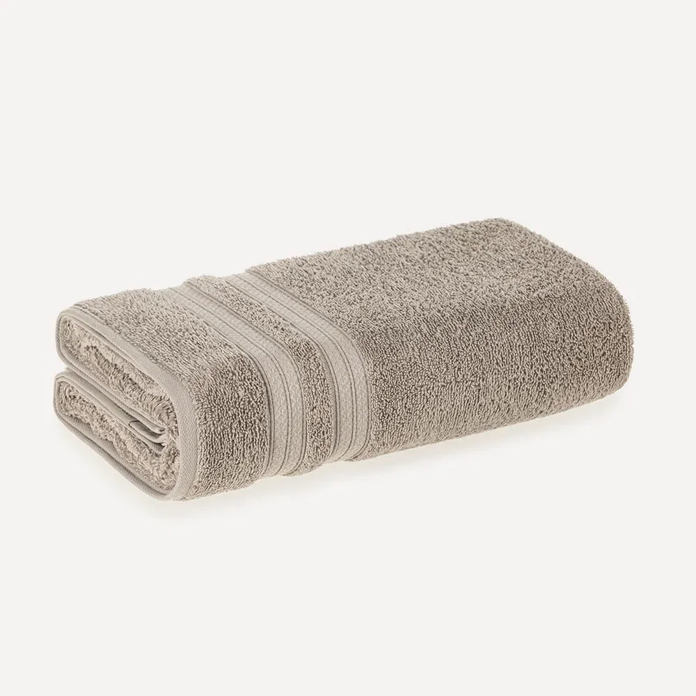 Toalha Banhão Fio Penteado 100% Algodão Unika Cinza Claro