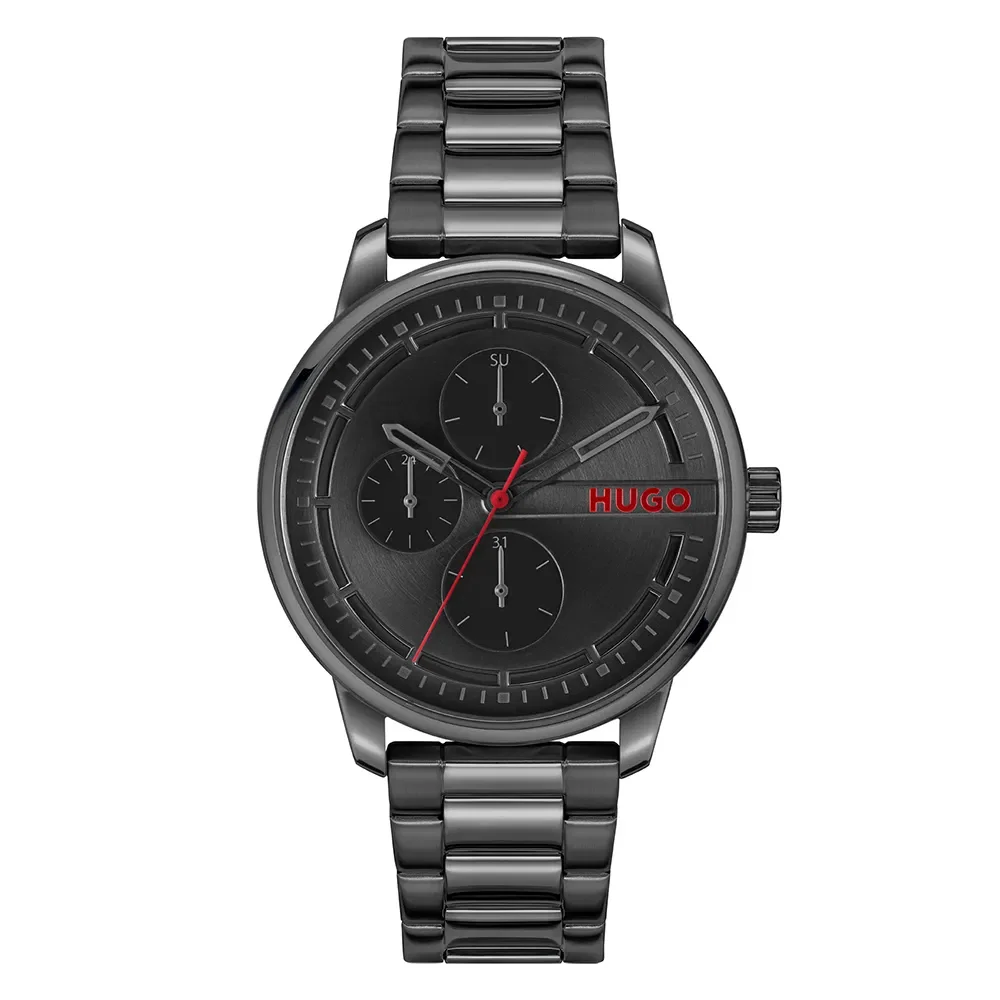 Relógio Hugo Stamp Masculino Preto - 1530369
