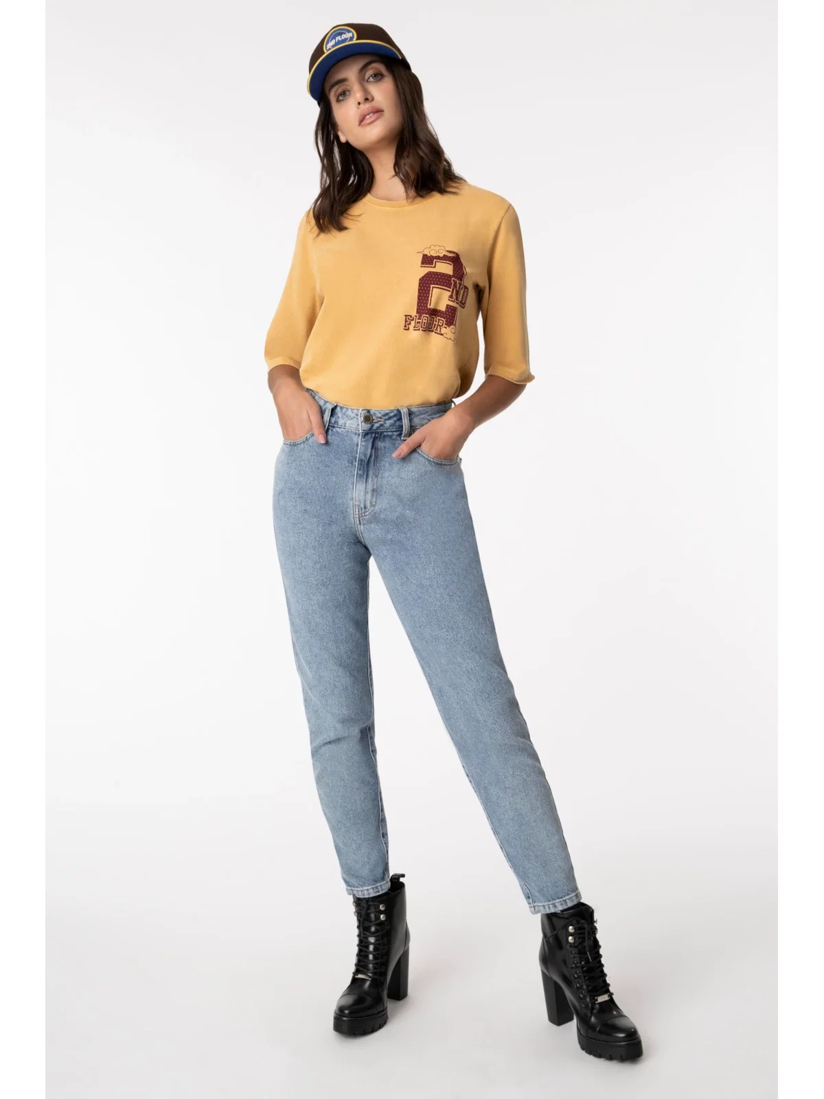Calça Vintage Denim Lav.Vintage C/Used — imagem 1