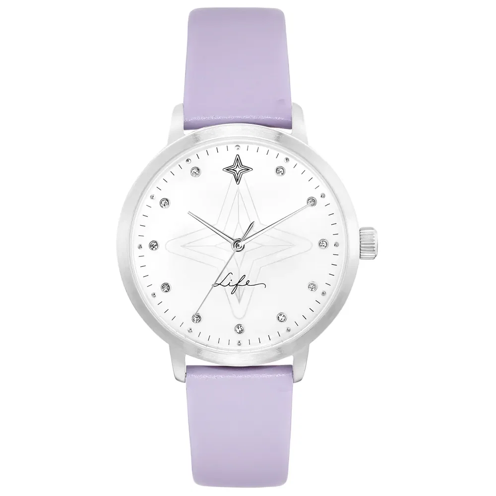 Relógio Life Descobertas Feminino Couro Azul — imagem 1