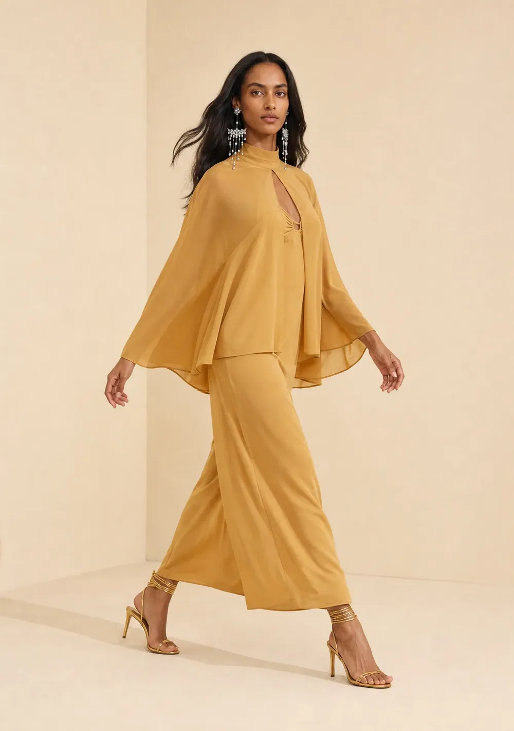 Vestido Ajustado Eysia Amarelo