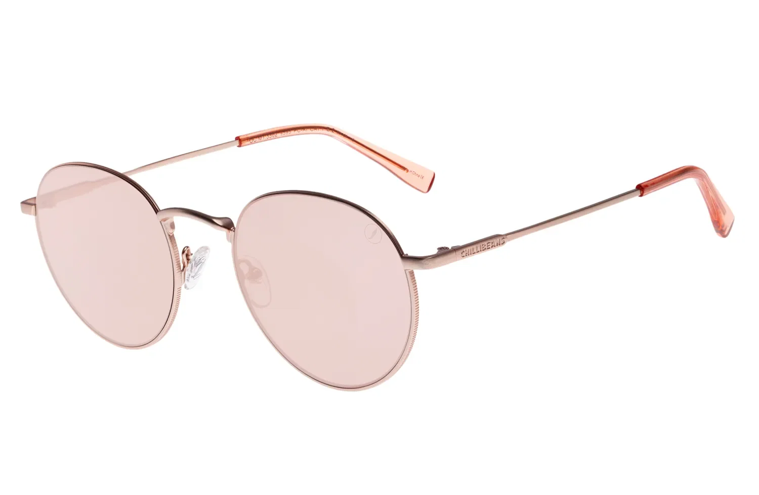 Óculos de Sol Chilli Beans Feminino Clássico Redondo Rosa — imagem 1