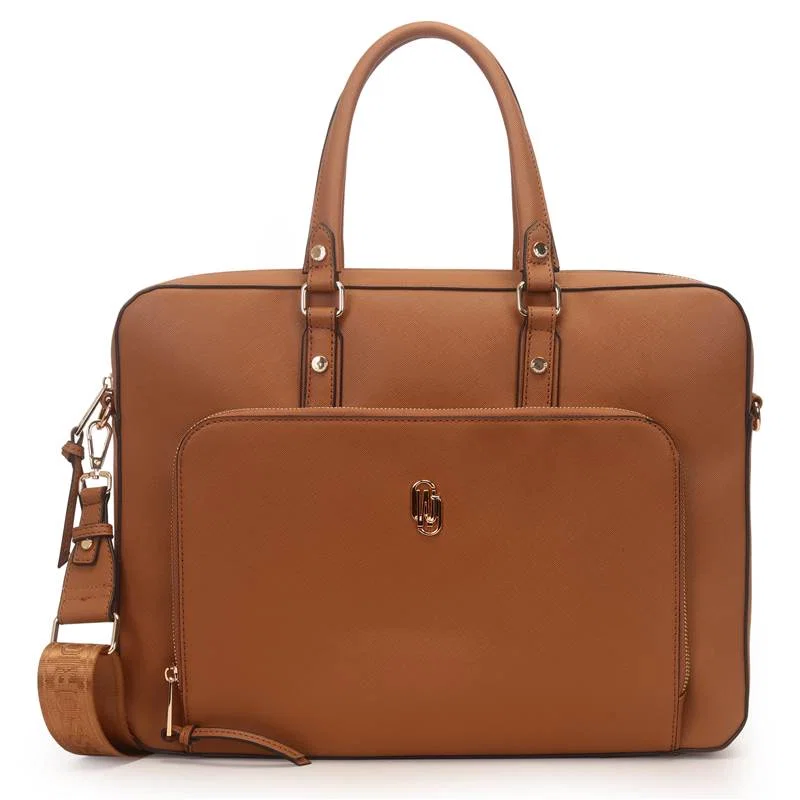 Pasta Executiva Grande Com Bolso Frontal E Compartimento Notebook 14 Polegadas