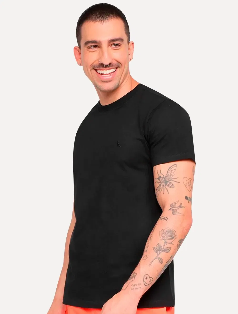 Camiseta Reserva Masculina Basic Dark Woodpecker Preta