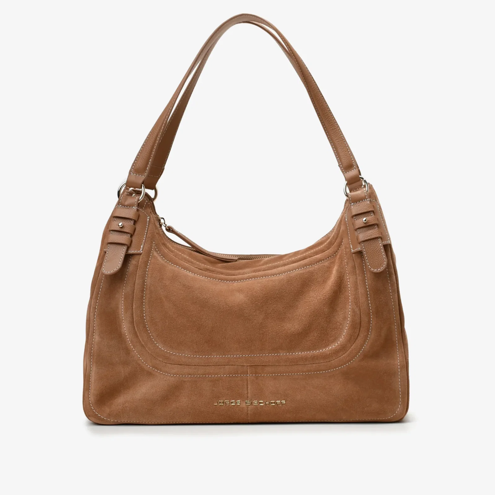 Bolsa Hobo Caramelo Mascavo Camurça
