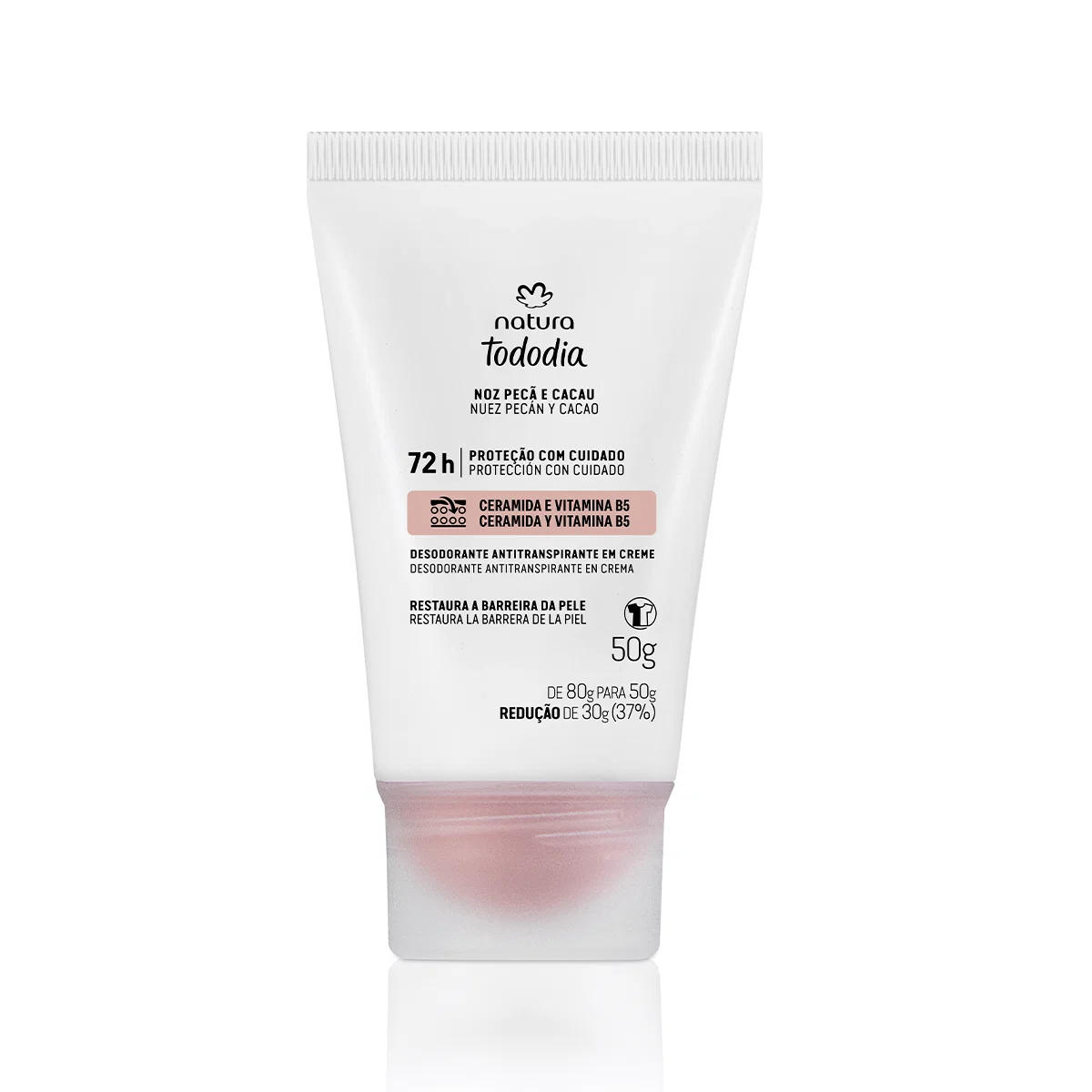 Desodorante Antitranspirante em Creme Tododia Noz Pecã 50g — imagem 1