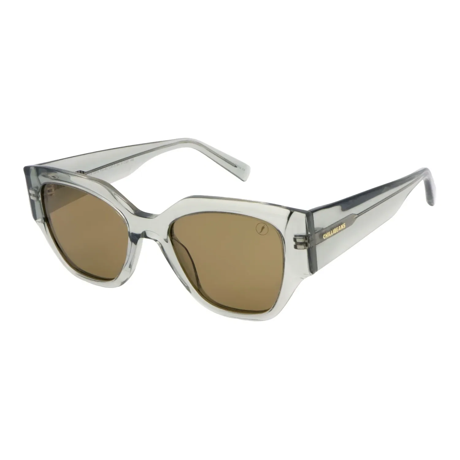 Óculos de Sol Feminino Chilli Beans Trend Quadrado Polarizado Verde — imagem 1